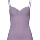 HANRO ALLURE PADDED BRA CAMISOLE DRIED HORTENSIA